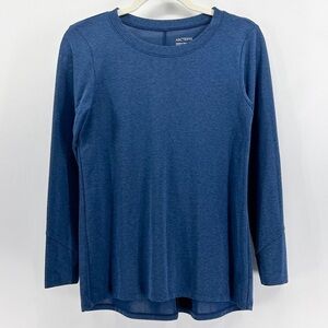 Arc’teryx Women’s Blue Lumin Swing Long Sleeve Crew Neck Technical Base Layer